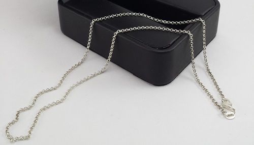 Cadena de plata Sterling Ley 925. mod. 4