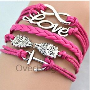Pulsera piel trenzada con dije. mod. 24