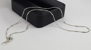Cadena de plata 18 pulgadas, 1.3 mm.