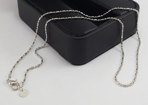 Cadena de plata 18 pulgadas, 1.3 mm.