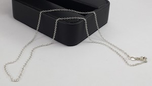 Cadena de plata 18 pulgadas, 1.3 mm.
